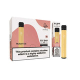 Peach Ice elf bar 600 disposable vape 10 pack