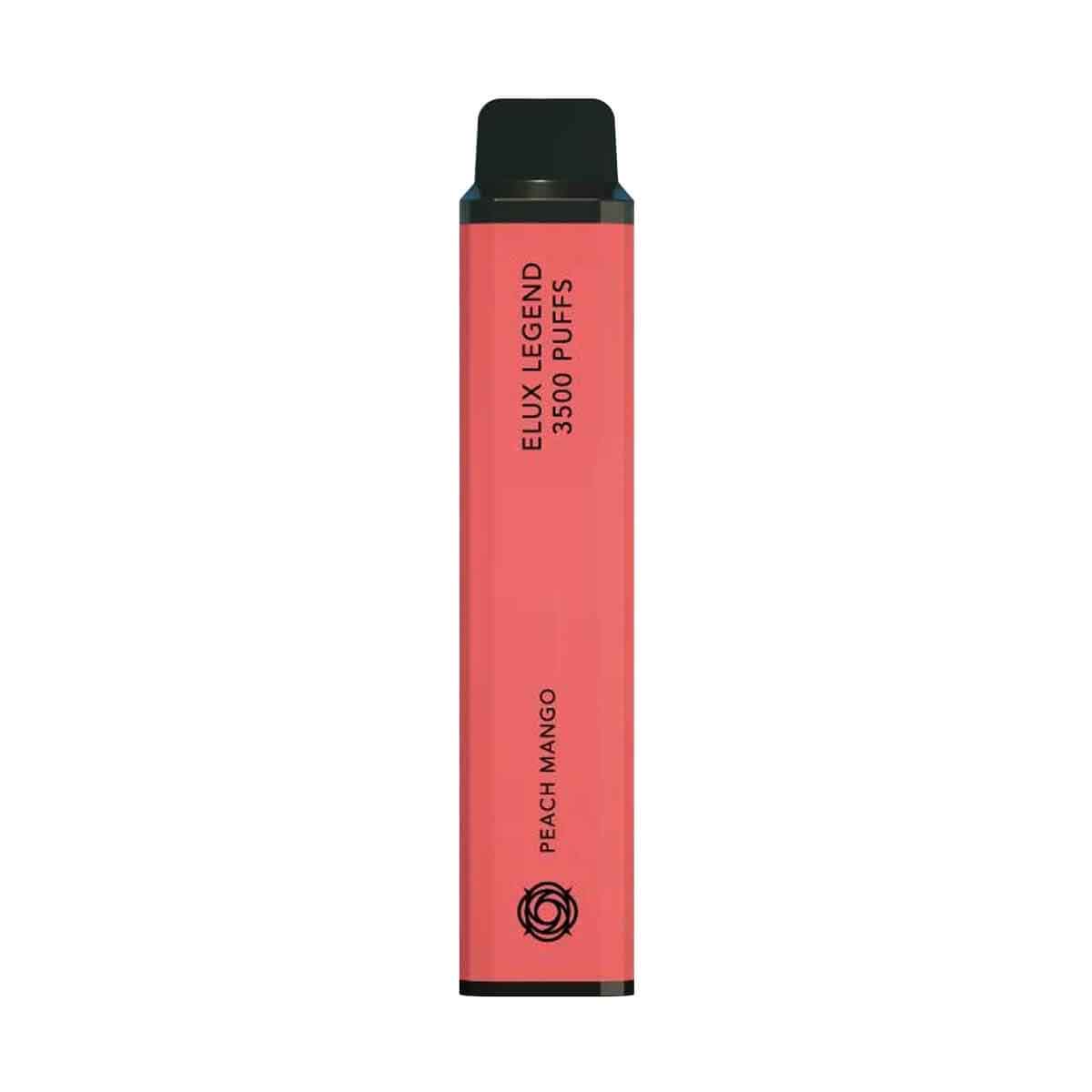 Peach Mango elux legend 3500 disposable vape 