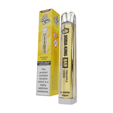 Pineapple Lemon Soda King Bar disposable vape 