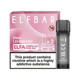 Pink Lemonade elf bar elfa pre filled pods