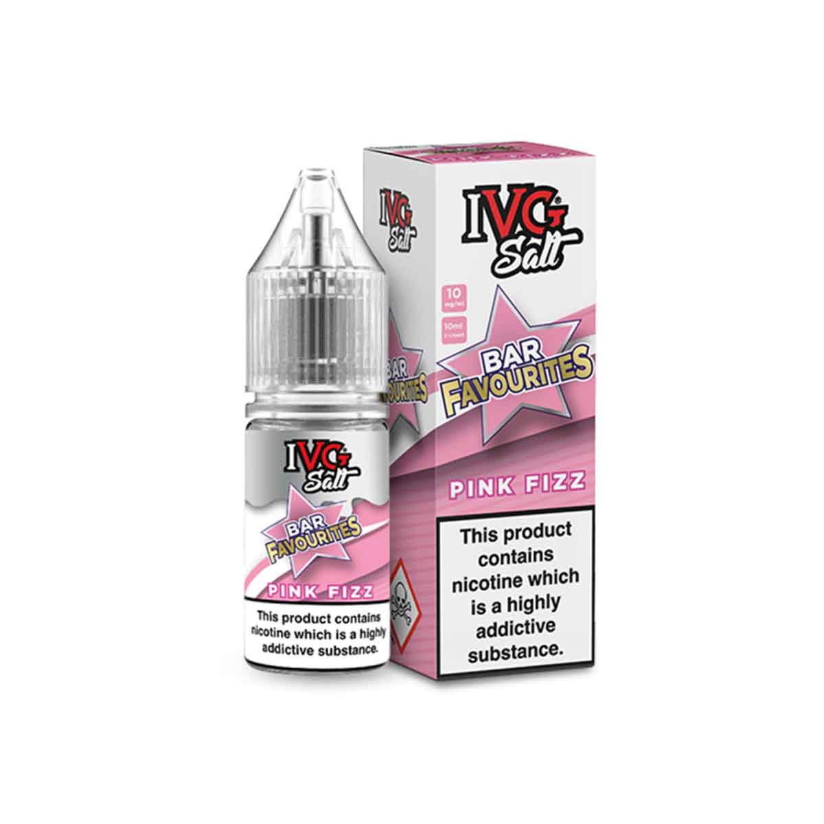 Pink Fizz Bar Favourites ivg Salts nic salt 10ml