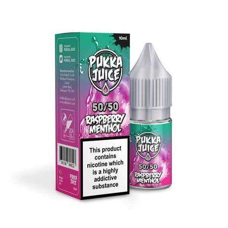 Raspberry Menthol by Pukka Juice 50/50 E-Liquid 10ml