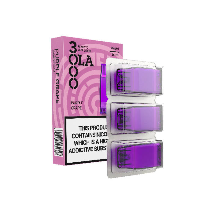 Purple Grape Smpo Ola 3000 pre filled vape pods  