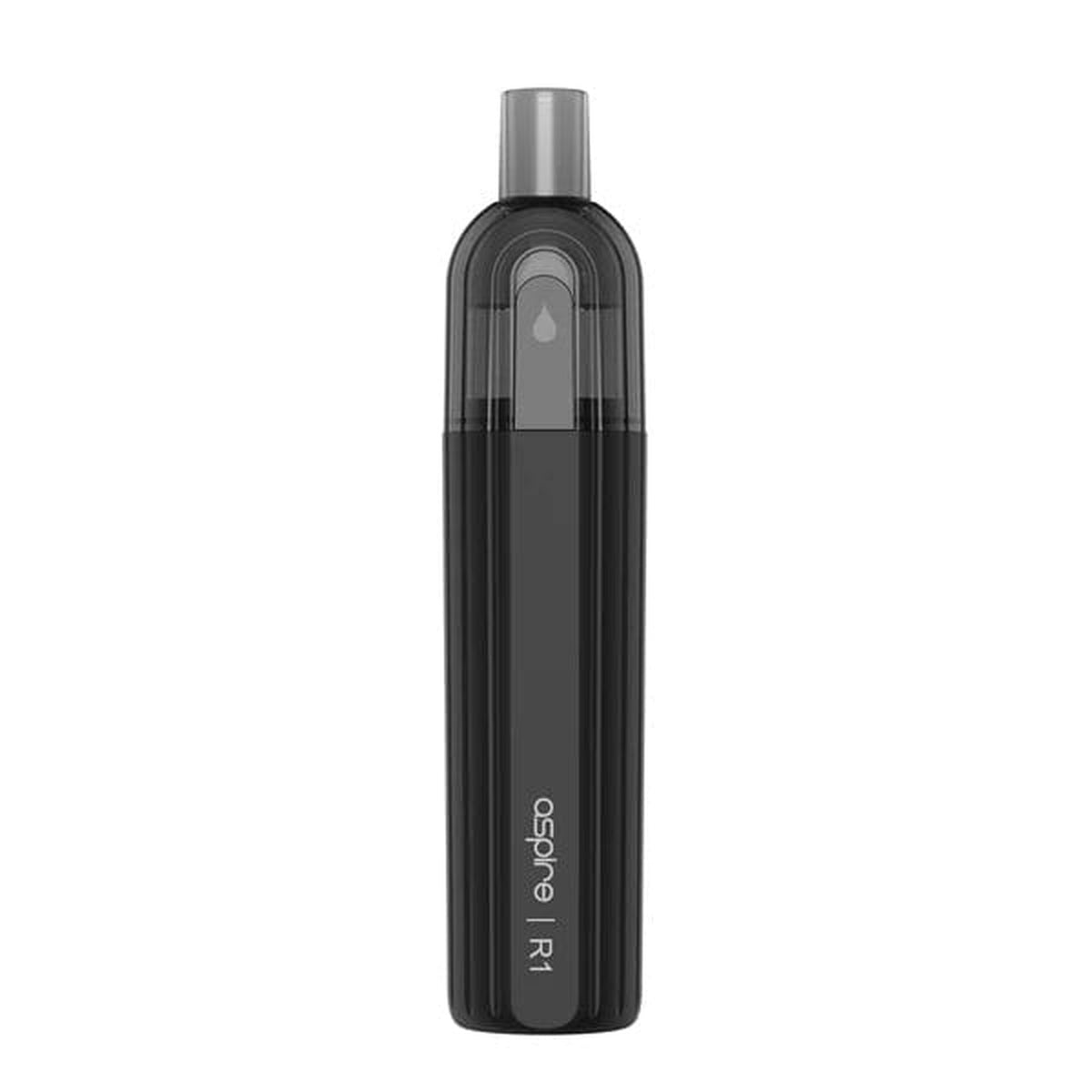 Black aspire One Up R1 disposable vape