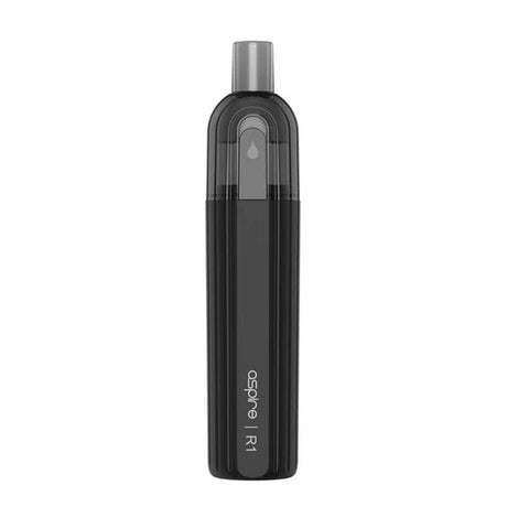 Black aspire One Up R1 disposable vape