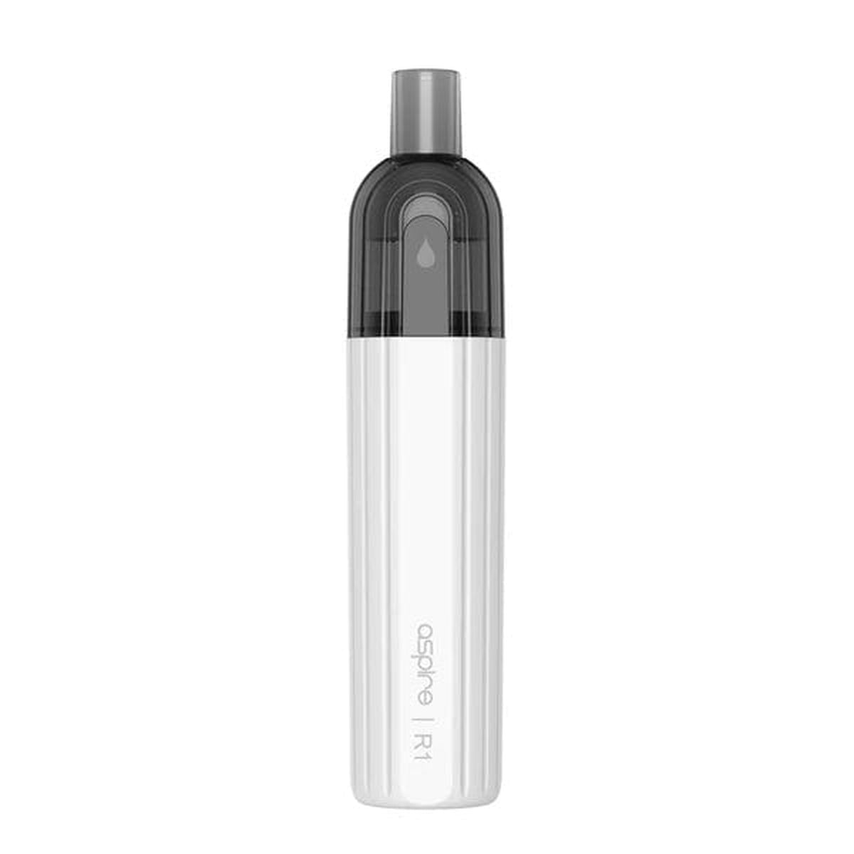 White aspire One Up R1 disposable vape