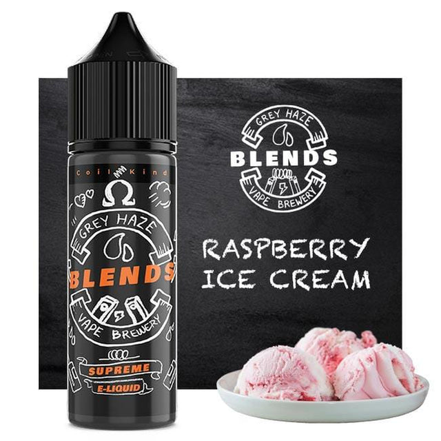 Raspberry Ice Cream - Grey Haze Blends – Short Fill