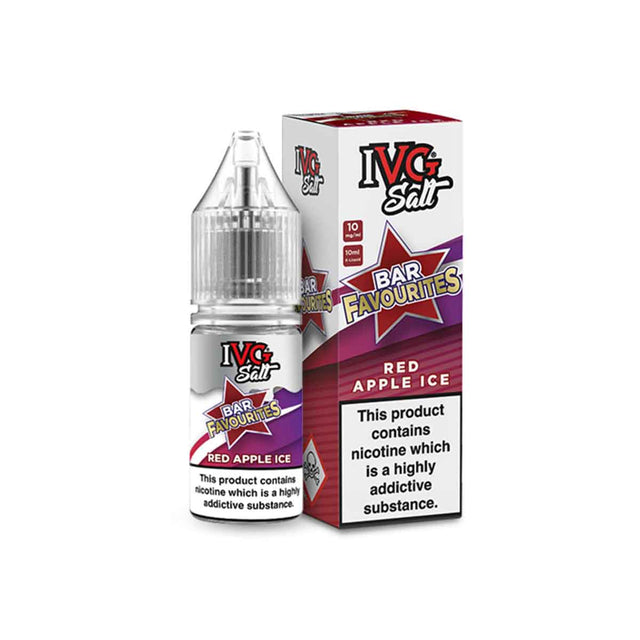 Red Apple Ice Bar Favourites ivg Salts nic salt 10ml