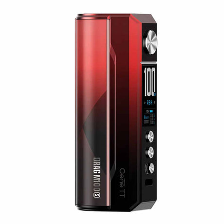 Red Black voopoo Drag M100S box mod 