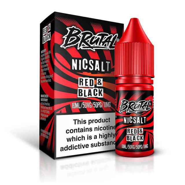 Red & Black Brutal nic salts 10ml/11mg