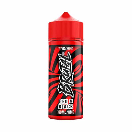 Red & Black Just Juice Brutal shortfill e liquid 100ml 