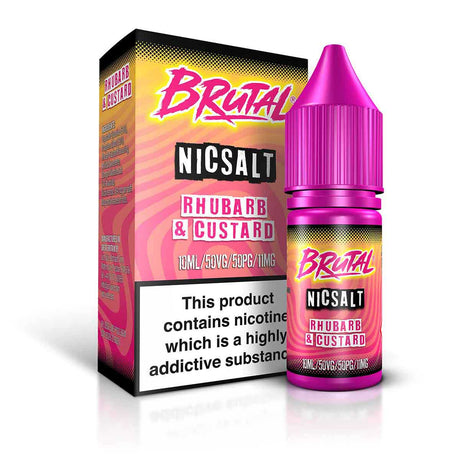 Rhubarb & Custard Brutal nic salts 10ml/11mg