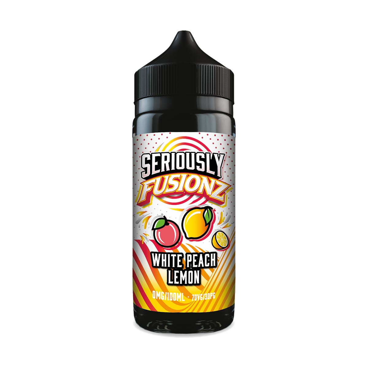 White Peach Lemon seriously fusionz shortfill e liquid 0mg