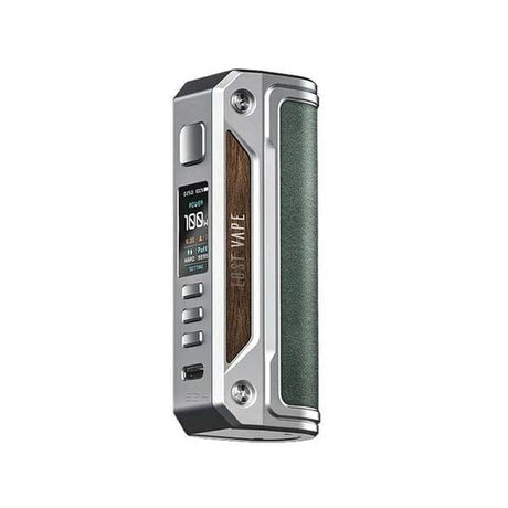 Silver Green lost vape Thelema Solo box mod