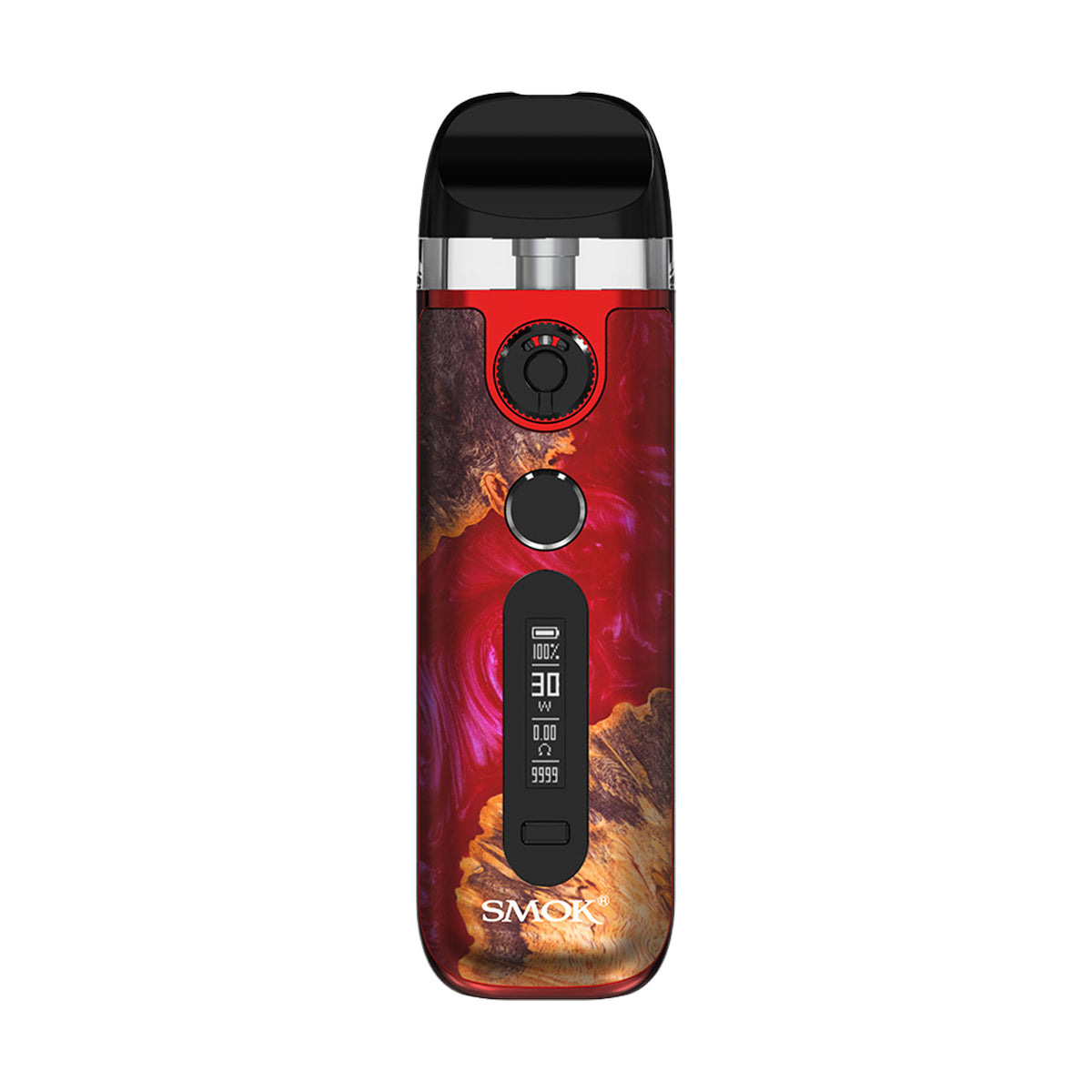 Red Stabilizing Wood smok Novo 5 pod kit