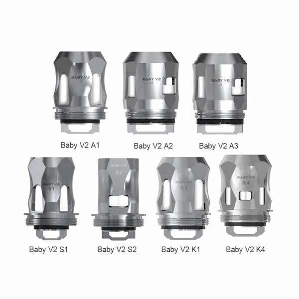 Smok V8 Baby V2 Species,  R-Kiss TFV-Mini V2 Tank Replacement Coil Pack of 3