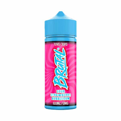 Sour Strawberry Bubblegum Just Juice Brutal shortfill e liquid 100ml