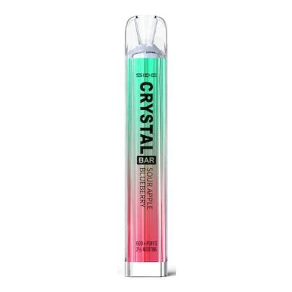 Sour Apple Blueberry ske crystal bar Original 600 disposable vape