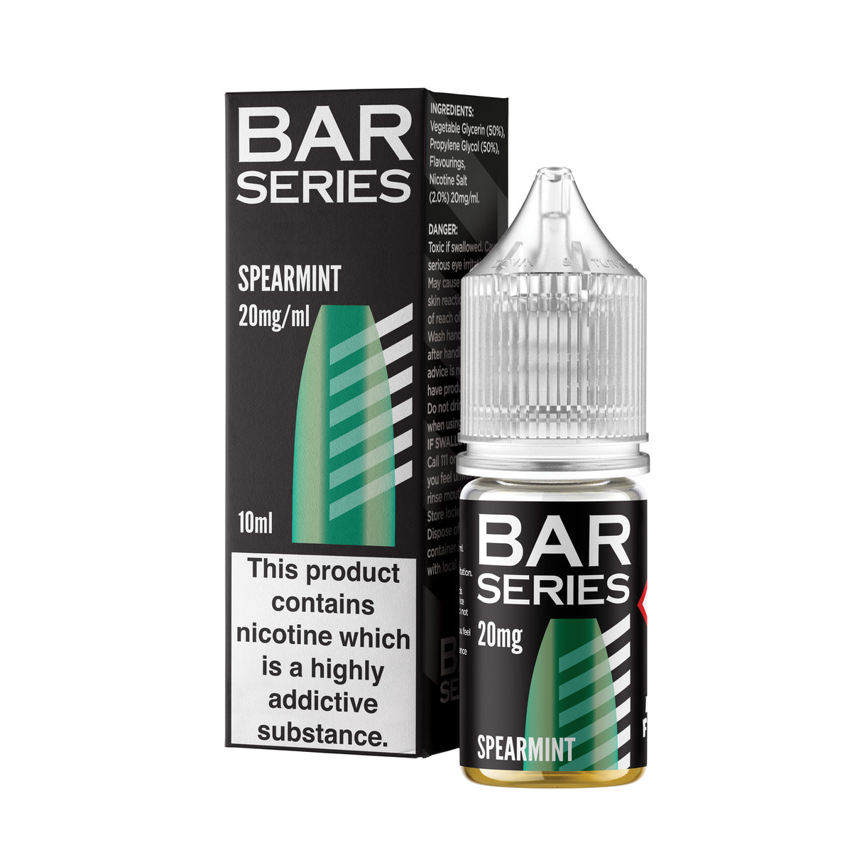 Spearmint Bar Series nic salts 20mg