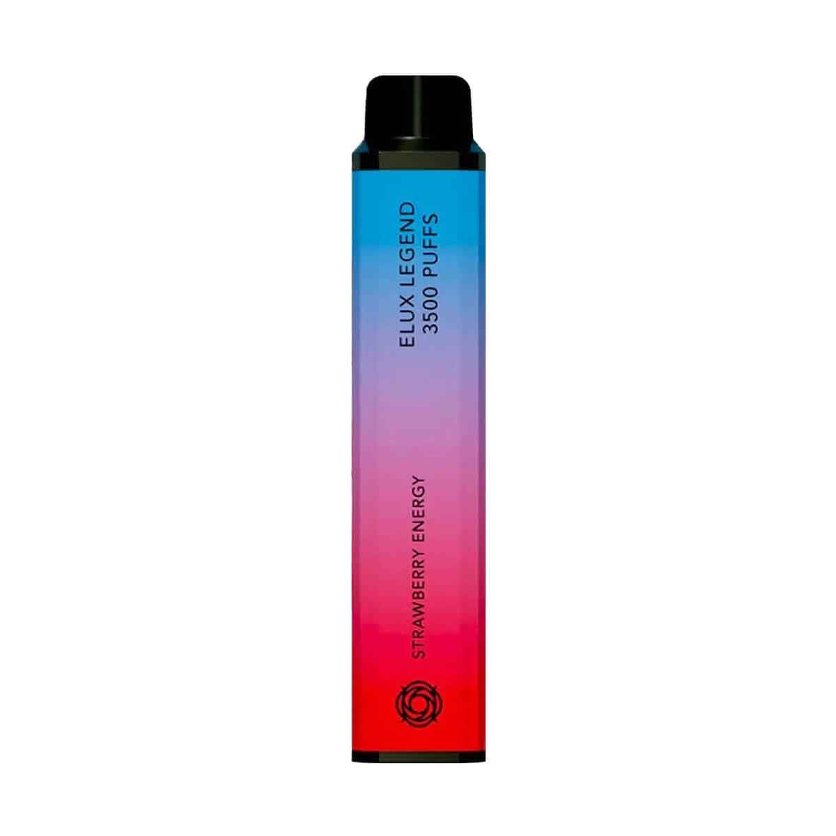 Strawberry Energy elux legend 3500 disposable vape 