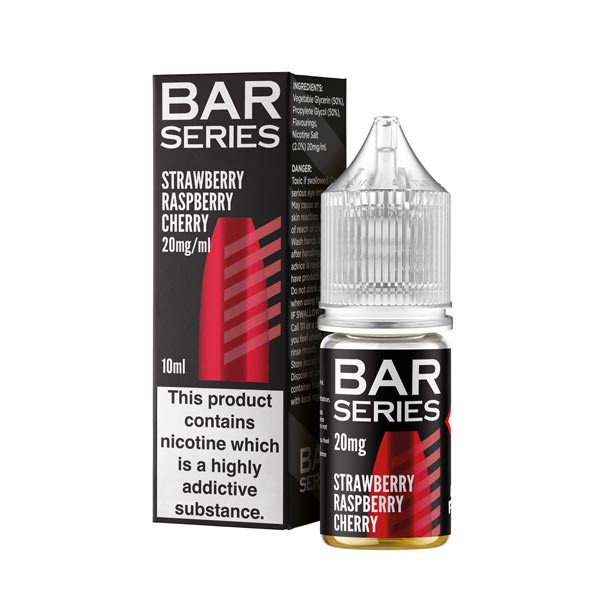 Strawberry Raspberry Cherry bar series vape juice 20mg