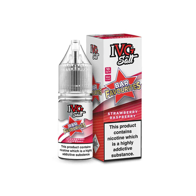 Strawberry Raspberry Bar Favourites ivg Salts nic salt 10ml