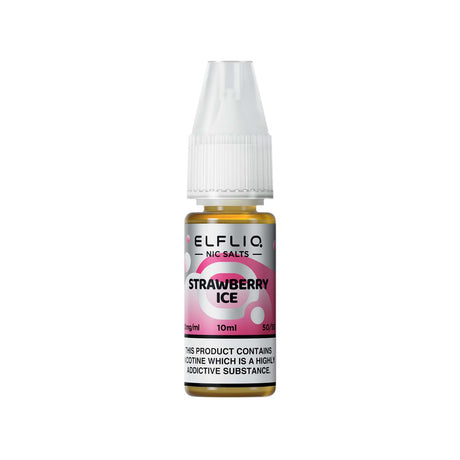 Strawberry Ice elfliq elf bar nic salts 20mg 