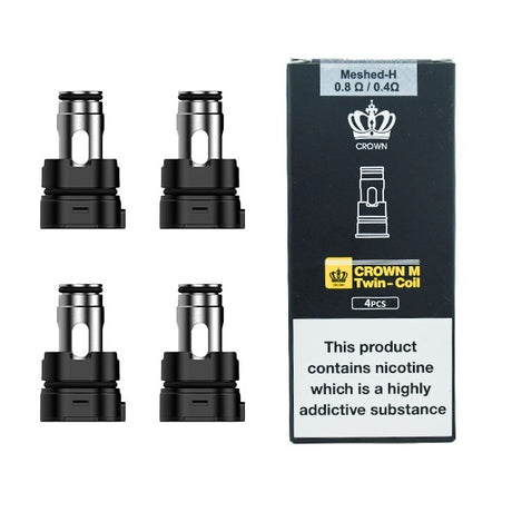 uwell Crown M Replacement vape coils 4 Pack 0.8ohm 0.4ohm