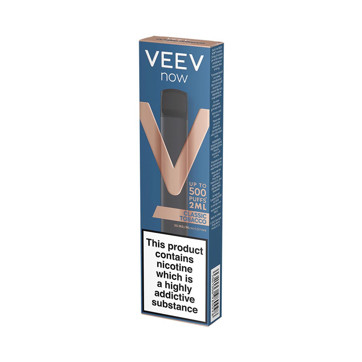 Classic Tobacco Veev Now V2 disposable vape