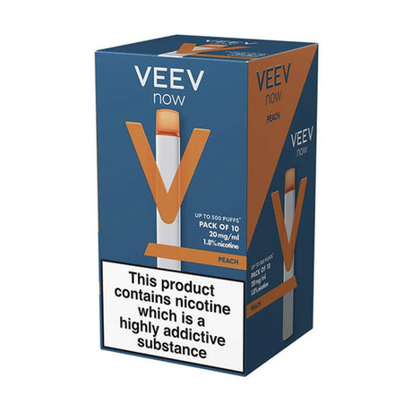 Peach V2 Veev Now disposable vape 10 packs