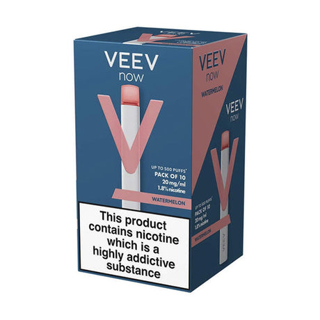 Watermelon V2 Veev Now disposable vape 10 packs