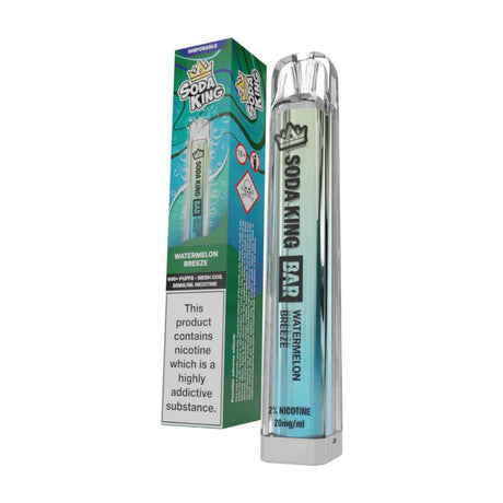 Watermelon Breeze Soda King Bar disposable vape 