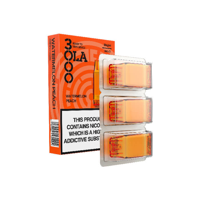 Watermelon Peach Smpo Ola 3000 pre filled vape pods  