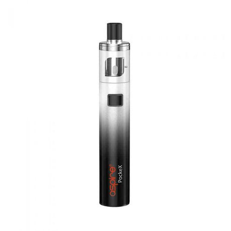 Black White Gradient aspire PockeX Pocket AIO vape pen