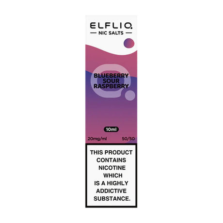 Blueberry Sour Raspberry  elf bar Elfliq nic salts 10ml