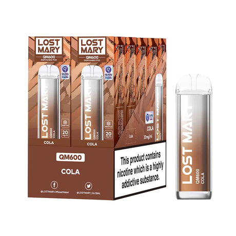 Cola lost mary QM600 disposable vape 10Pack