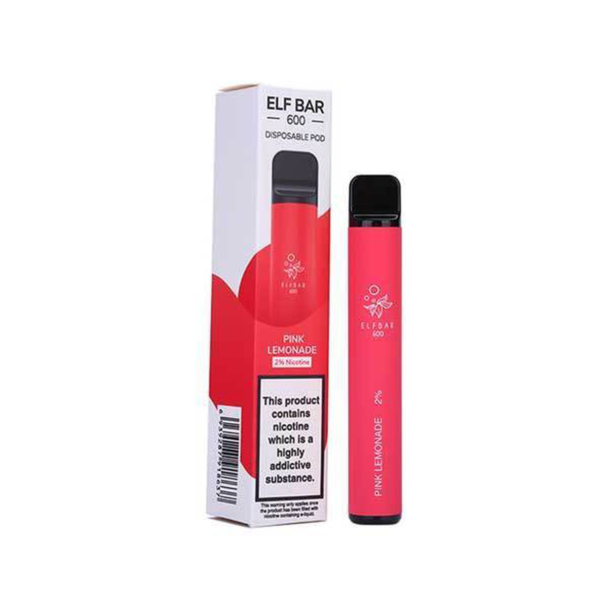 Elf Bar 600 Disposable Vape in Pink Lemonade Flavour