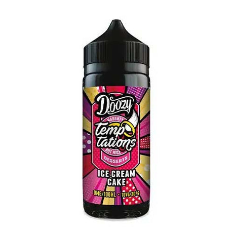 Ice Cream Cake Doozy Temptations shortfill e liquid 100ml 