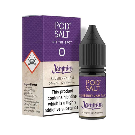 Blueberry Jam Tart Nicotine Salt E-Liquid by Pod Salt