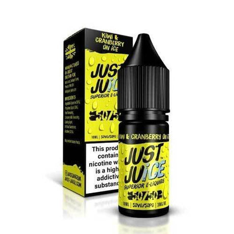 Kiwi Cranberry 50/50 E-Liquid by Just Juice 10ml