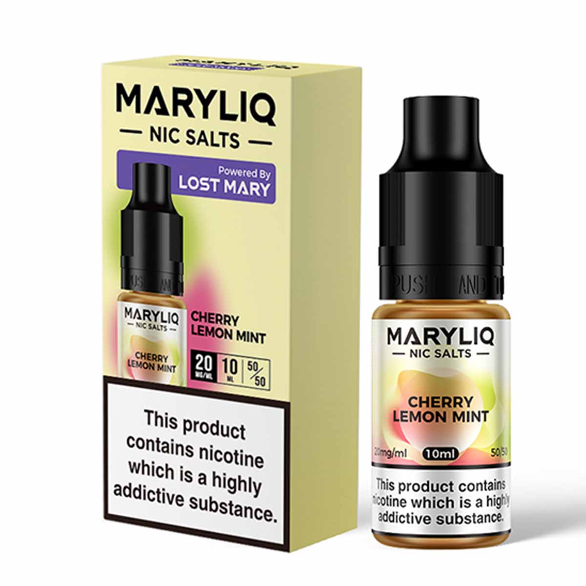 Cherry Lemon Min tlost mary MaryLiq nic salt 10ml/20mg