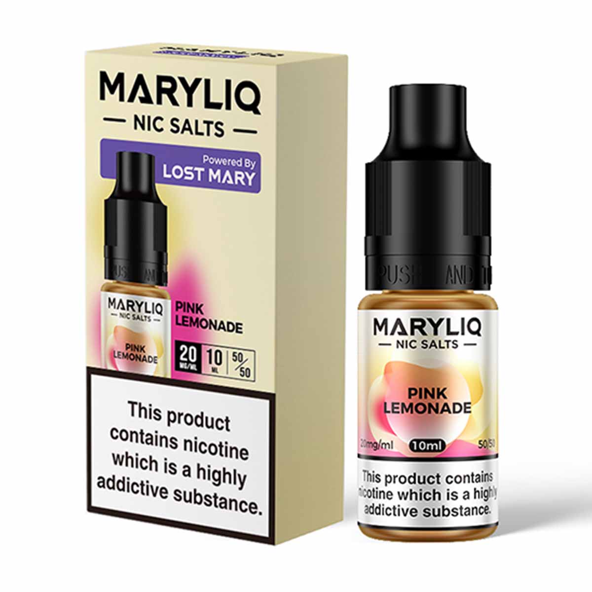 Pink Lemonade Nic Salt by Lost Mary MaryLiq [Deal]