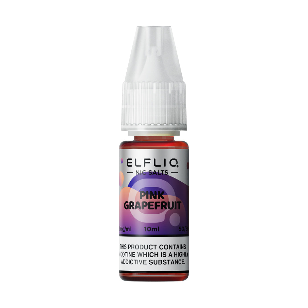 ELF Bar ELFLIQ Pink Grapefruit Nic Salt E-Liquid | Grey Haze UK ELF Bar ELFLIQ Pink Grapefruit Nic Salt E-Liquid | Grey Haze UK