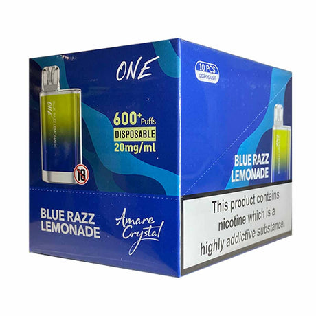 Blue Razz Lemonade ske amare crystal disposable vape pack10