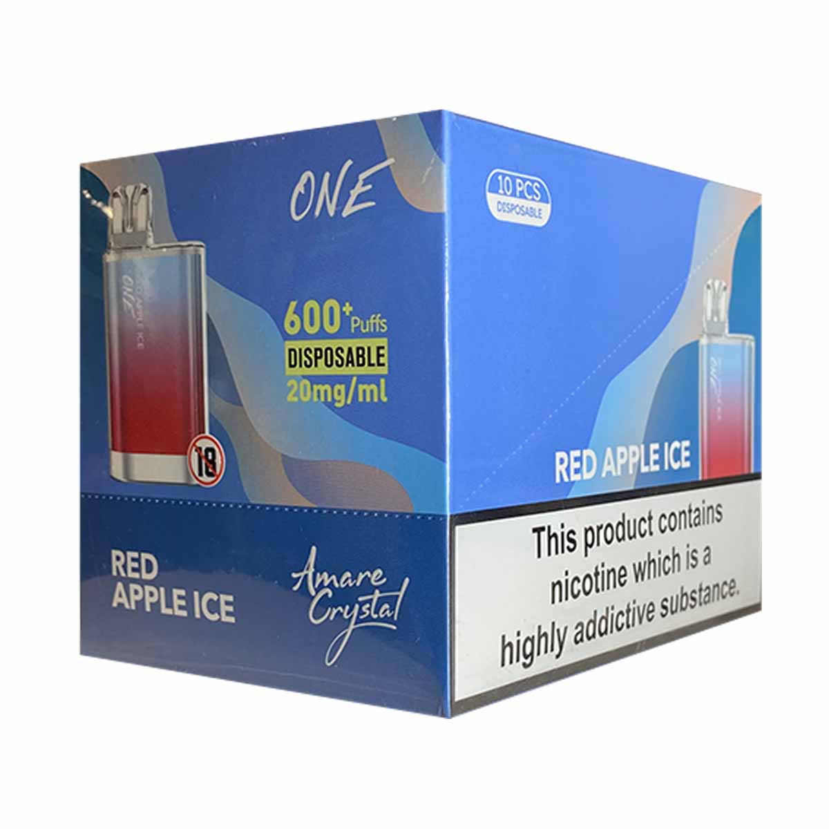 Red Apple Ice ske amare crystal disposable vape pack10