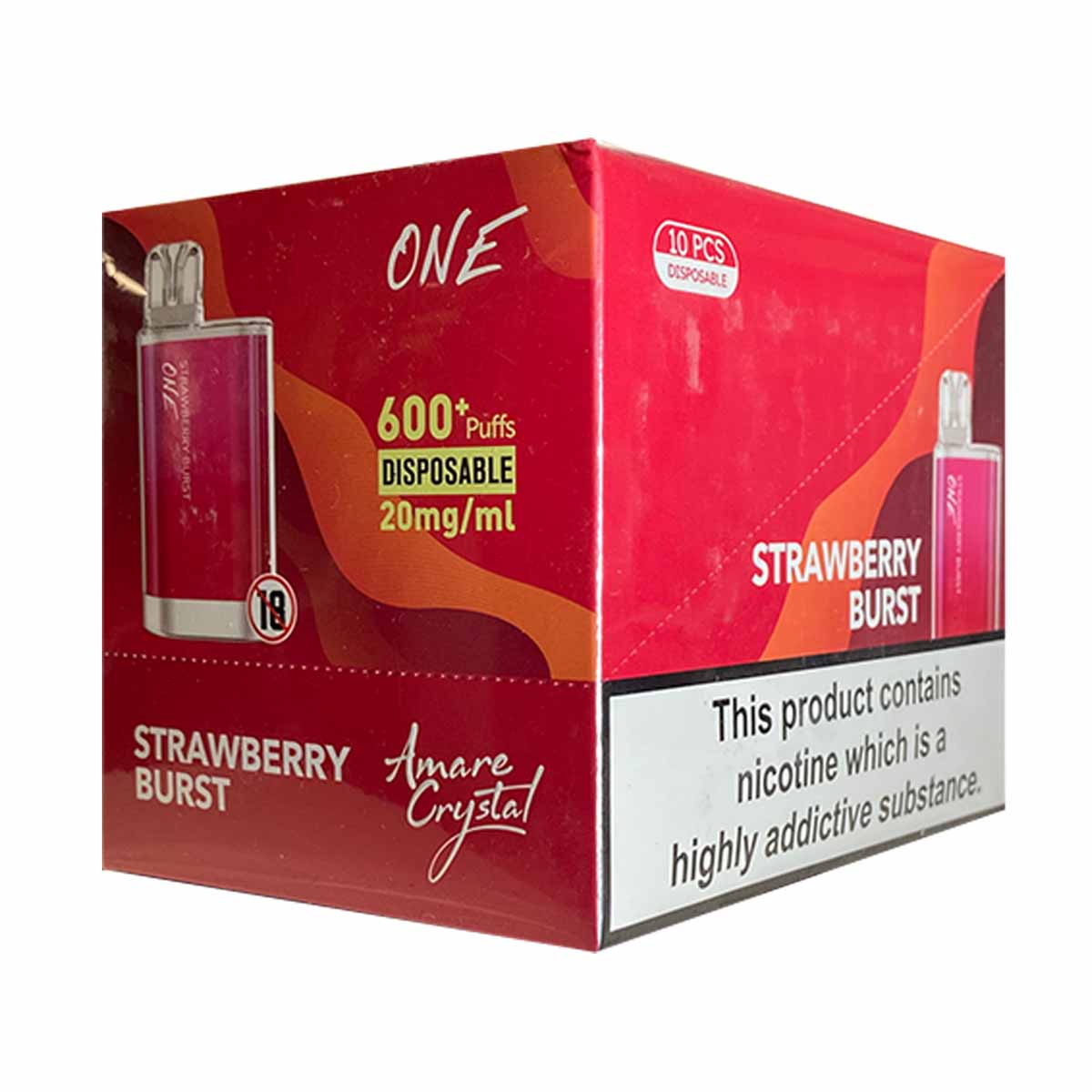 Strawberry Burst ske amare crystal disposable vape pack10