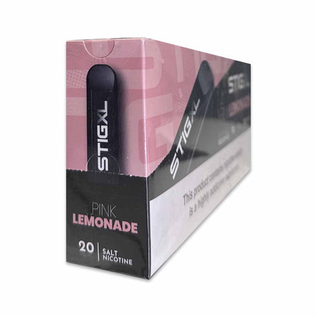 Pink Lemonade Stig XL dispoable vape 20mg 10Pack