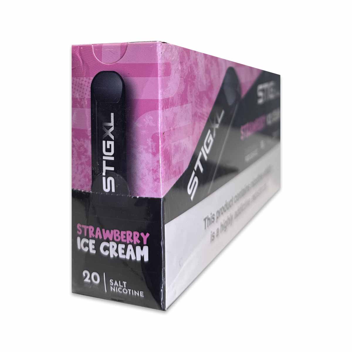 Strawberry Ice Cream Stig XL dispoable vape 20mg 10Pack