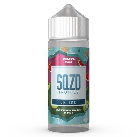 Watermelon Kiwi on Ice by SQZD - Short Fill 100ml