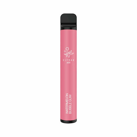 Watermelon Bubblegum elf bar 600 disposable vape 